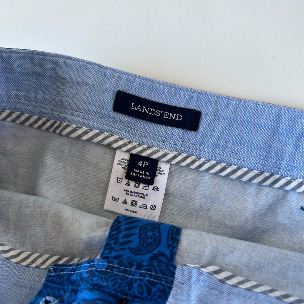 lands‎ end button down paisley skirt - Picture 6 of 8